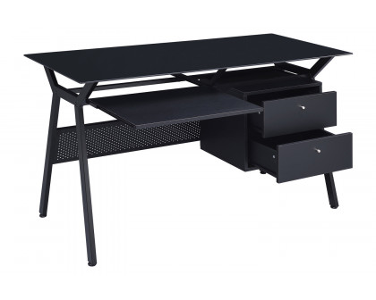 Coaster - Weaving 2-Drawer Computer Desk in Black