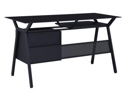 Coaster - Weaving 2-Drawer Computer Desk in Black