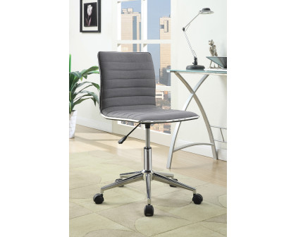 Coaster Adjustable Height Office Chair 800727 - Gray/Chrome