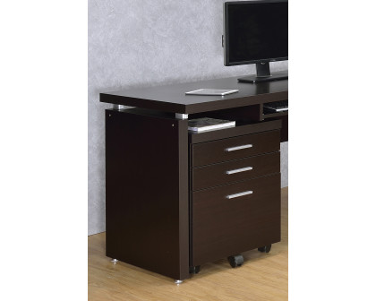 Coaster - Skylar 3-Drawer Mobile File Cabinet in Cappuccino