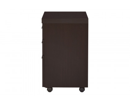 Coaster - Skeena 3-Drawer Mobile Storage Cabinet in Cappuccino