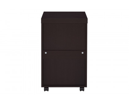 Coaster - Skeena 3-Drawer Mobile Storage Cabinet in Cappuccino