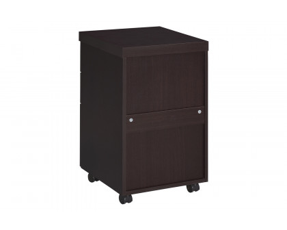 Coaster - Skeena 3-Drawer Mobile Storage Cabinet in Cappuccino