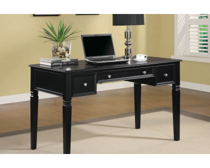 Coaster - Constance Writing Desk With Power Outlet in Black