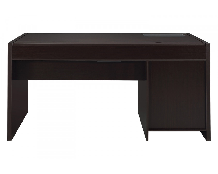 Coaster - Halston 3-Drawer Connect-It Office Desk in Cappuccino