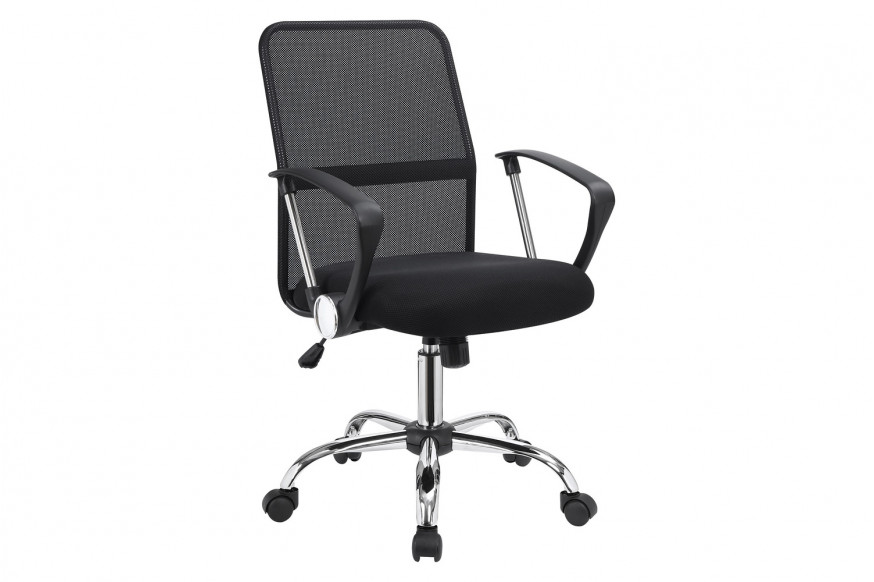 Coaster™ Office Chair With Mesh Backrest - Black/Chrome