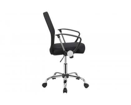 Coaster™ Office Chair With Mesh Backrest - Black/Chrome