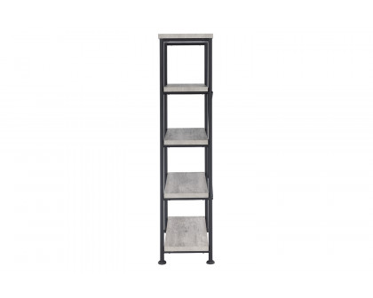 Coaster Analiese 4-Shelf Bookcase - Gray Driftwood