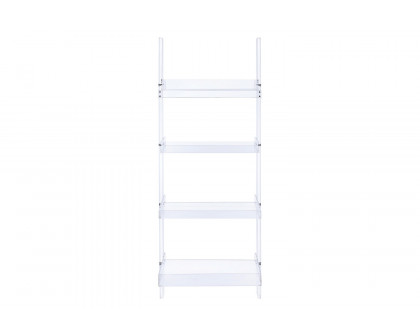 Coaster - Amaturo 4-Shelf Ladder Bookcase in Clear