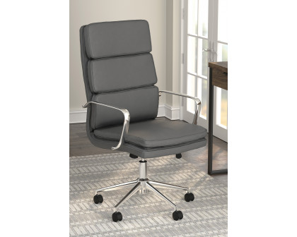 Coaster High Back Upholstered Office Chair - Gray