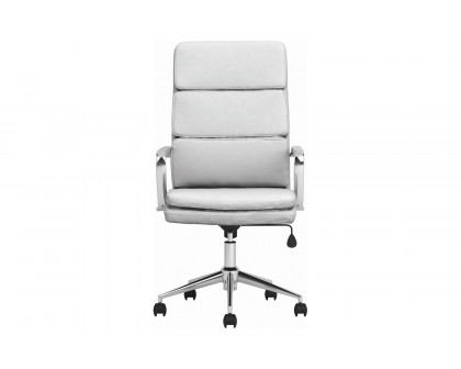 Coaster High Back Upholstered Office Chair - White