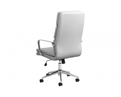 Coaster High Back Upholstered Office Chair - White