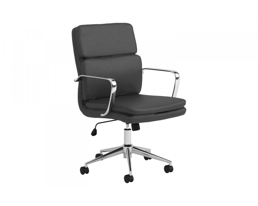 Coaster Standard Back Upholstered Office Chair - Black