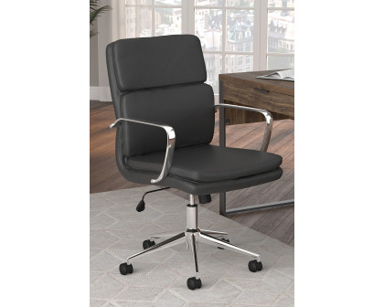 Coaster Standard Back Upholstered Office Chair - Black