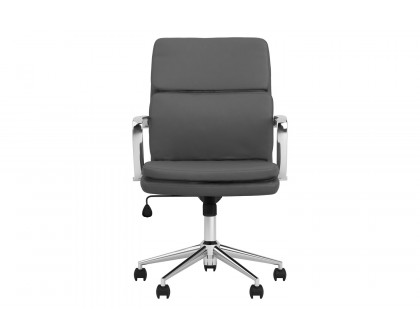 Coaster Standard Back Upholstered Office Chair - Gray