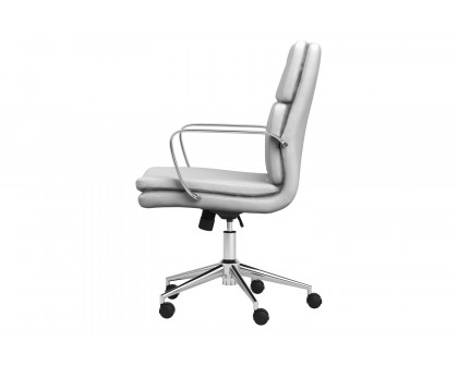 Coaster Standard Back Upholstered Office Chair - White