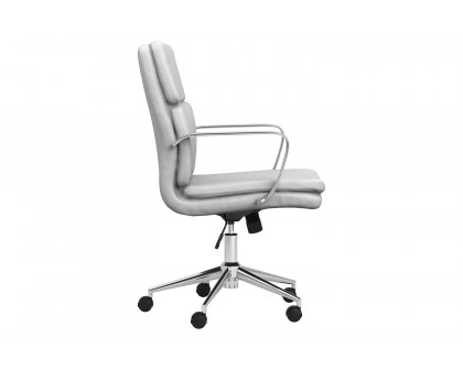 Coaster Standard Back Upholstered Office Chair - White