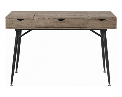 Coaster - Rafael 1-Drawer Writing Desk in Rustic Driftwood