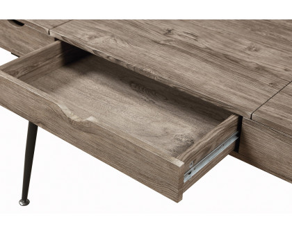 Coaster - Rafael 1-Drawer Writing Desk in Rustic Driftwood