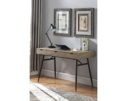 Coaster - Rafael 1-Drawer Writing Desk in Rustic Driftwood