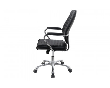 Coaster High Back Office Chair - Black/Chrome