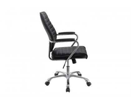 Coaster High Back Office Chair - Black/Chrome