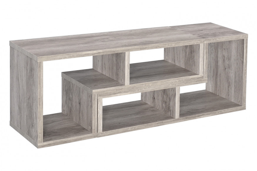 Coaster™ Velma Convertable Bookcase And TV Console - Gray Driftwood