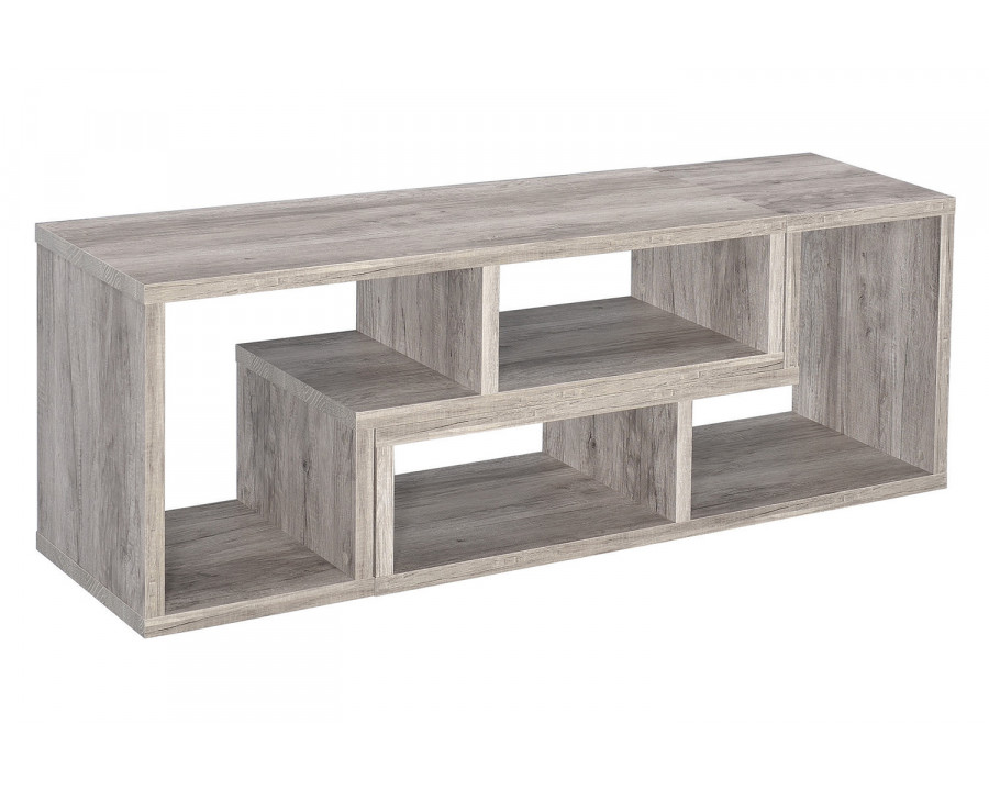 Coaster - Velma Convertable Bookcase And TV Console in Gray Driftwood