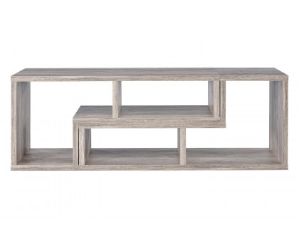 Coaster™ Velma Convertable Bookcase And TV Console - Gray Driftwood