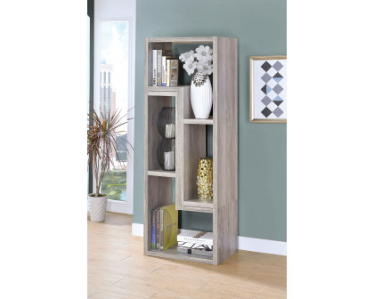 Coaster™ Velma Convertable Bookcase And TV Console - Gray Driftwood