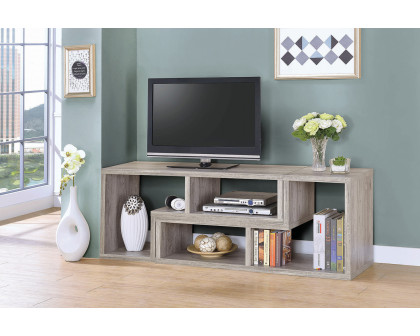 Coaster™ Velma Convertable Bookcase And TV Console - Gray Driftwood