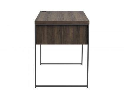 Coaster™ Pattinson 3-Drawer Writing Desk - Aged Walnut/Gunmetal