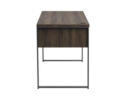 Coaster - Pattinson 4-Drawer Writing Desk in Aged Walnut/Gunmetal