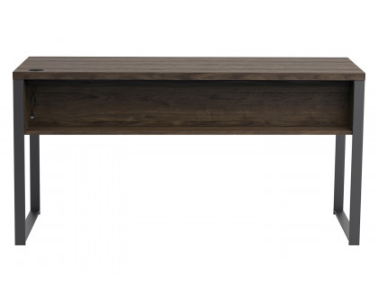 Coaster - Pattinson 4-Drawer Writing Desk in Aged Walnut/Gunmetal