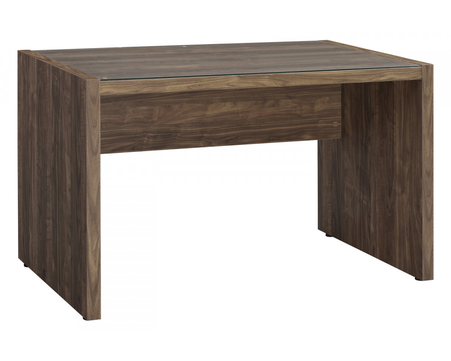 Coaster Luetta 48-Inch Rectangular Writing Desk - Aged Walnut