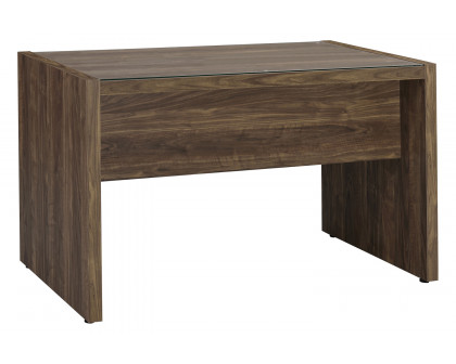 Coaster Luetta 48-Inch Rectangular Writing Desk - Aged Walnut