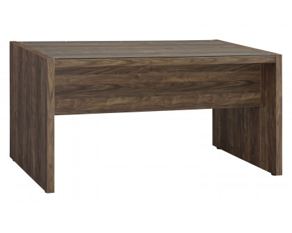 Coaster™ Luetta 59-Inch Rectangular Writing Desk - Aged Walnut