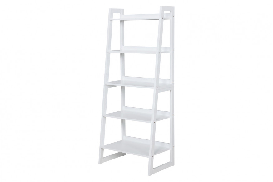 Coaster™ Trudie 5-Shelf Ladder Bookcase - White