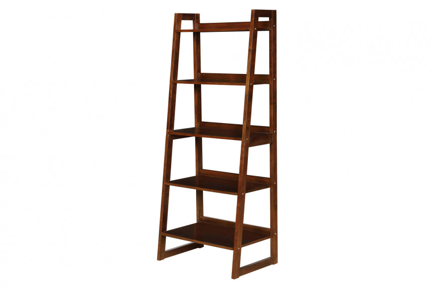 Coaster™ Trudie 5-Shelf Ladder Bookcase - Cappuccino