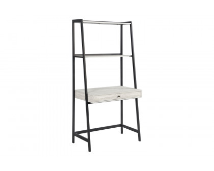 Coaster - Pinckard 1-Drawer Ladder Desk in Gray Stone Herringbone/Black