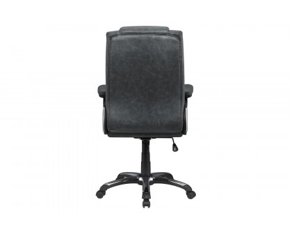 Coaster Adjustable Height Office Chair with Padded Arm - Gray/Black