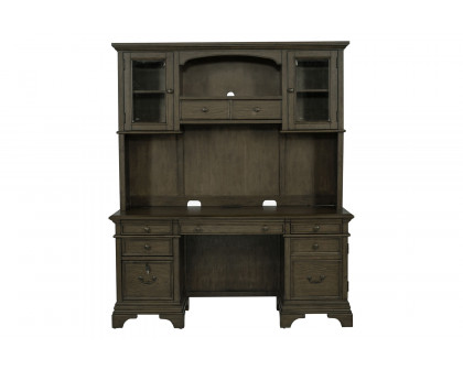 Coaster - Hartshill Credenza With Hutch in Burnished Oak