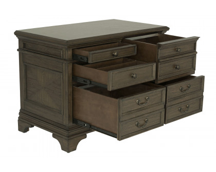 Coaster - Hartshill 5-Drawer File Cabinet in Burnished Oak