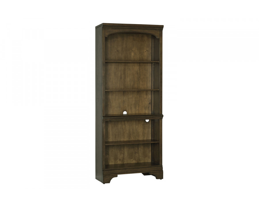 Coaster - Hartshill 5-Shelf Bookcase in Burnished Oak