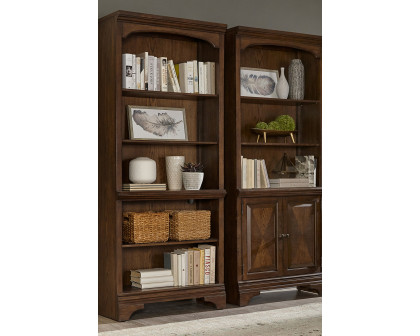 Coaster - Hartshill Bookcase With Cabinet in Burnished Oak