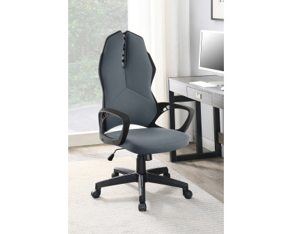 Coaster - Upholstered Office Chair in Dark Gray/Black