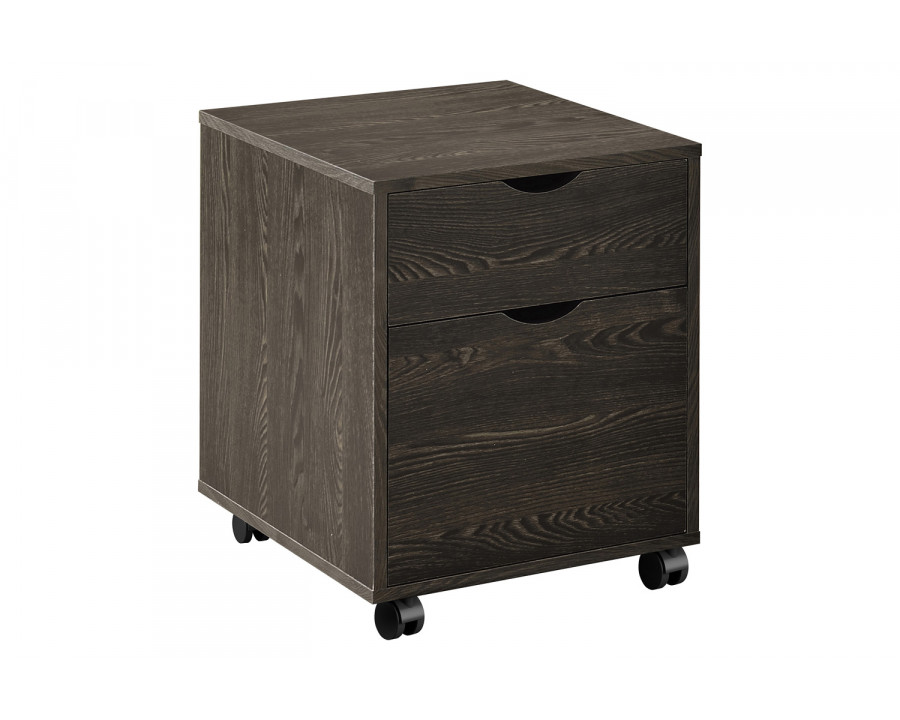 Coaster - Noorvik 2-Drawer Mobile File Cabinet in Dark Oak