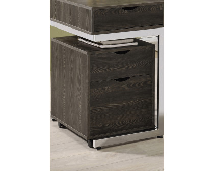 Coaster - Noorvik 2-Drawer Mobile File Cabinet in Dark Oak