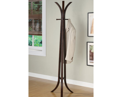 Coaster - Coat Rack With 6 Hooks in Cappuccino