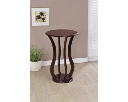 Coaster - Round Top Accent Table in Cherry